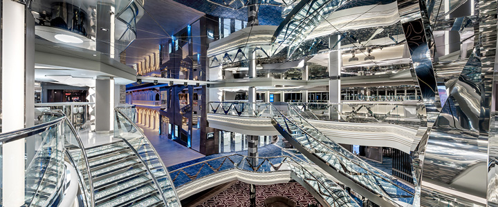 An Bord der MSC Euribia. Die moderne Flotte verbindet internationalen Komfort mit mediterraner Eleganz.